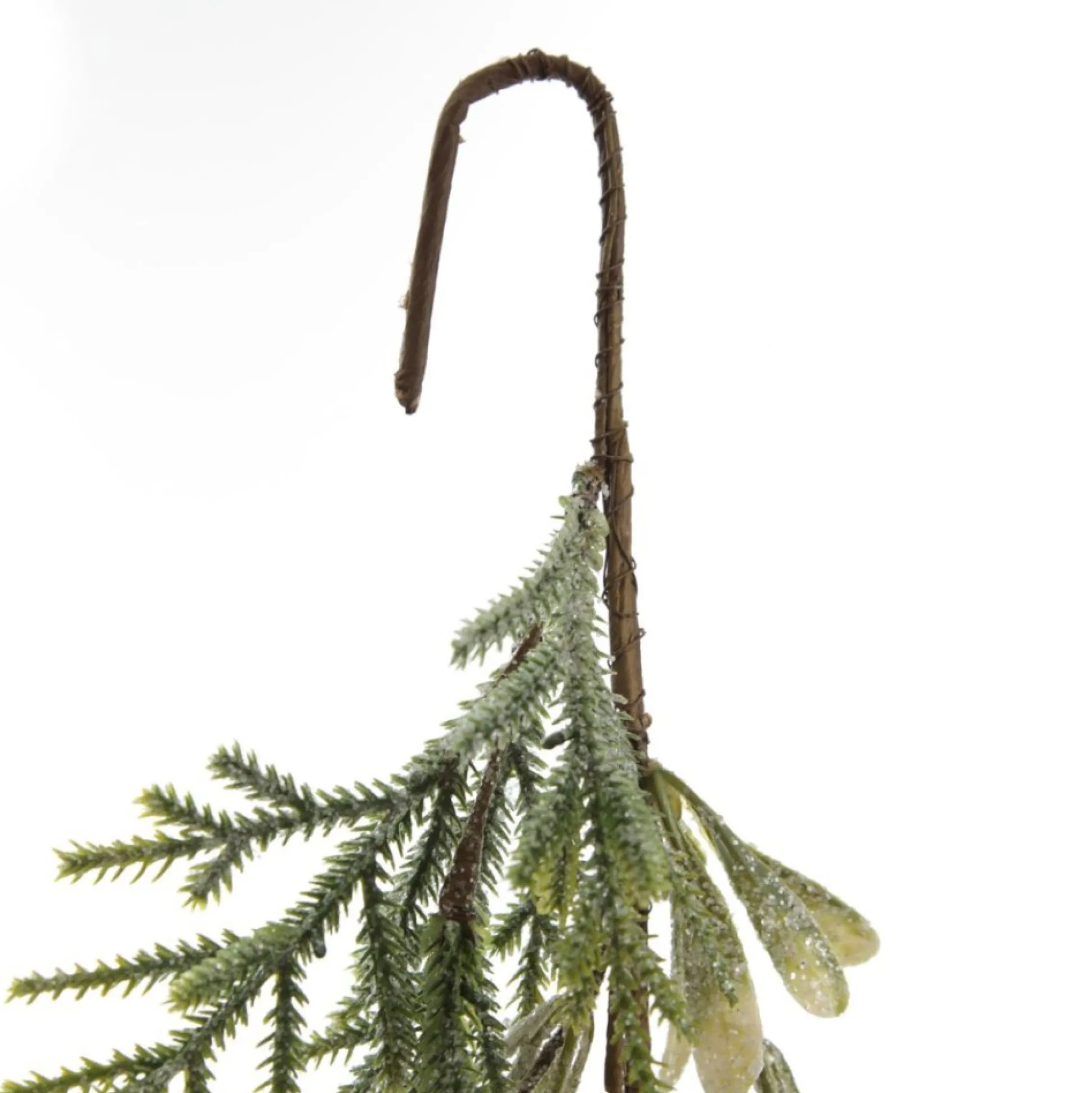 White Berry and Frosted Leaf Christmas Garland Christmas Garlands|