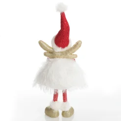 White Dress Fabric Standing Angel Christmas Angels|
