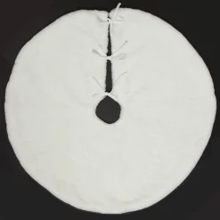 White Faux Fur Christmas Tree Skirt Christmas Tree Skirts|