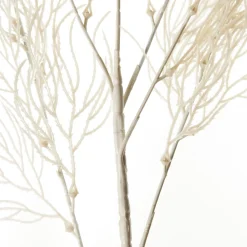 White Feathery Coral Spray Christmas Sprays|