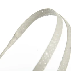 White Glitter Curly Ribbon Christmas Pick Small Christmas Tree Picks|