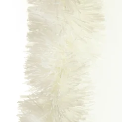 White Thick Christmas Tinsel Garland Tree Garlands|
