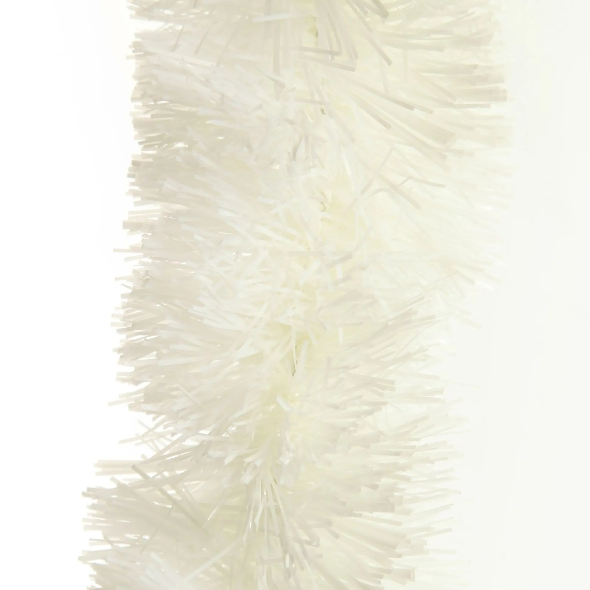 White Thick Christmas Tinsel Garland Tree Garlands|