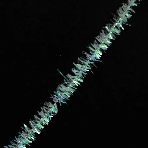White Tinsel Chenille Stem Pipe Cleaners - Pack of 45 Christmas Craft Supplies|