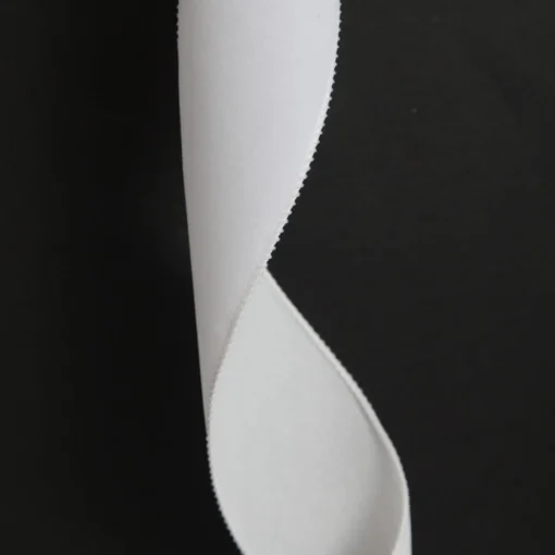 White Velvet Wired Christmas RIbbon - 6.5cm Ribbons|