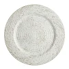 White Washed Gold Christmas Charger Plate Christmas Table Decor|