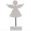 White Wooden Angel Ornament Christmas Ornaments|