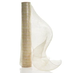 Wide Burlap Metallic Decomesh Roll Diy Wreaths|