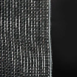 Wide Metallic Silver Decomesh Roll Diy Wreaths|