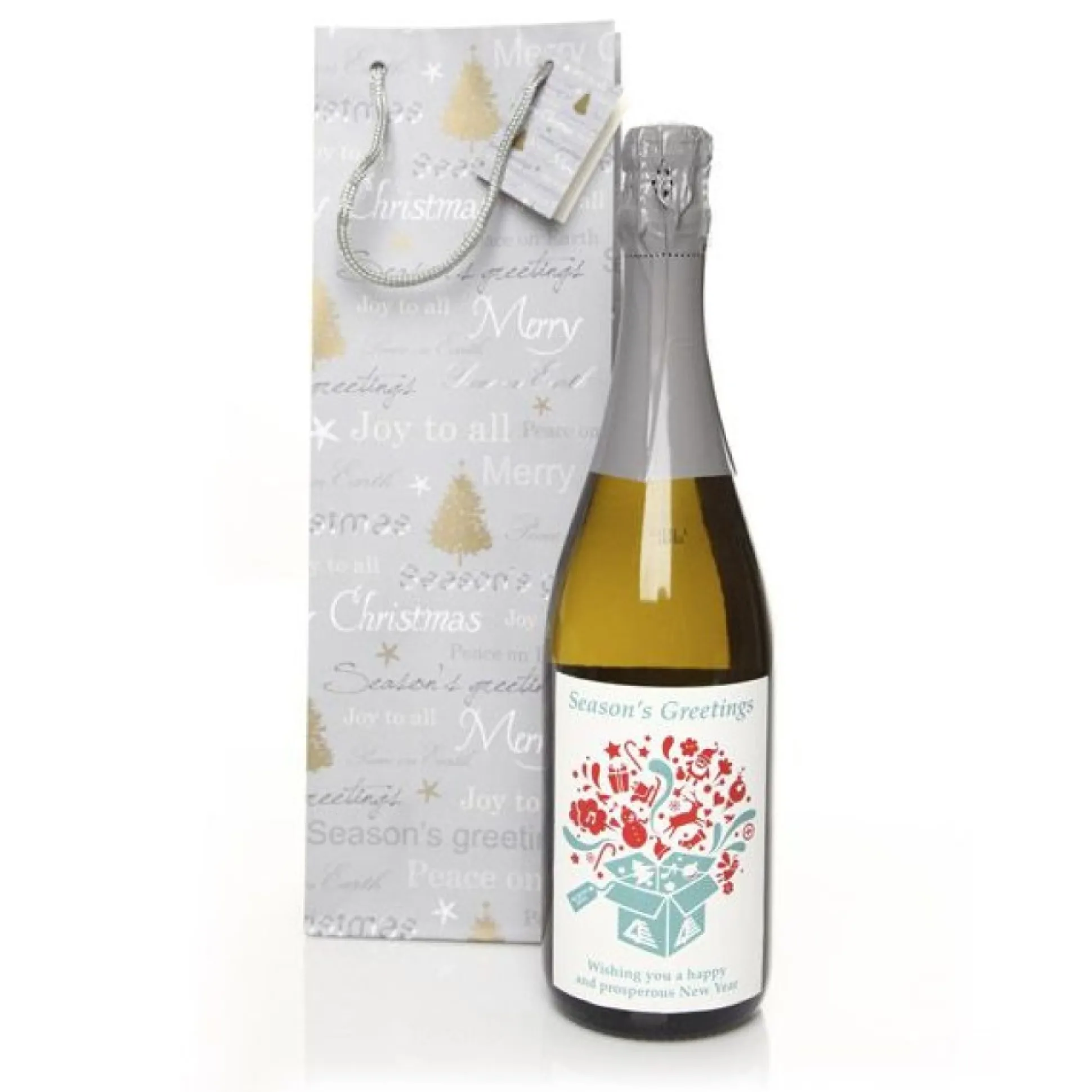 Wine Merry Christmas Gift Bag Gift Wrap, Boxes, Bags & Tags|
