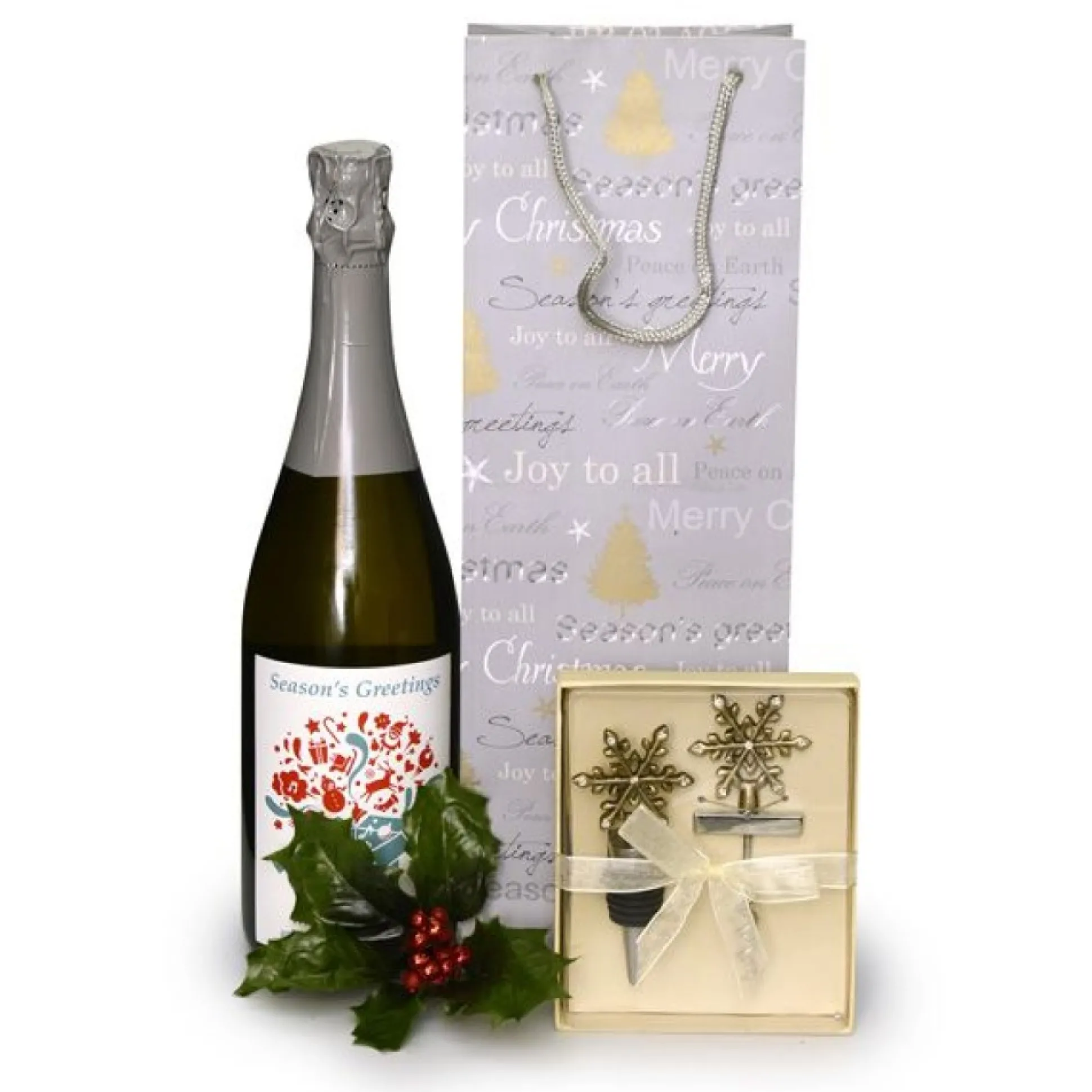 Wine Merry Christmas Gift Bag Gift Wrap, Boxes, Bags & Tags|