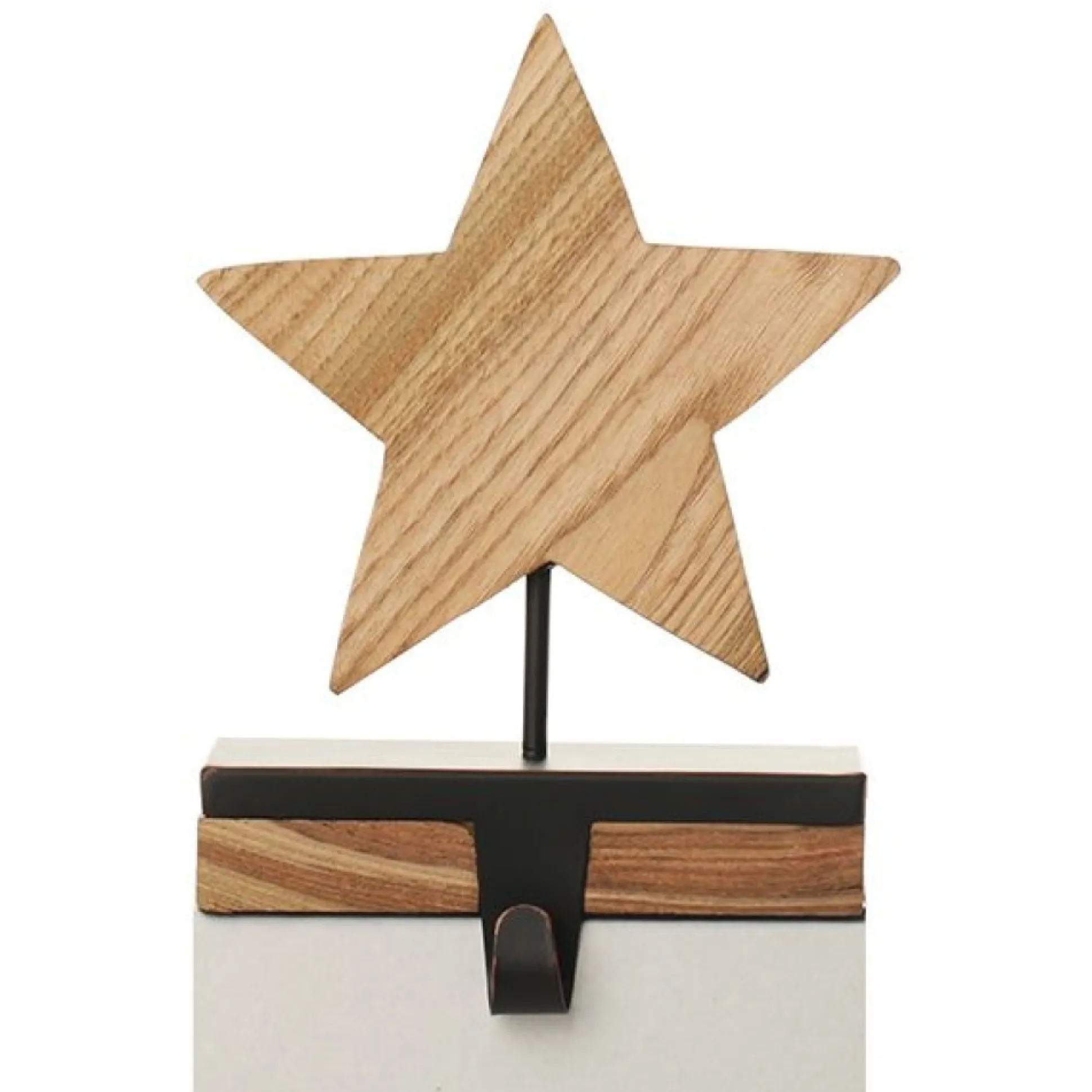 Wood Star Christmas Stocking Hanger Stocking Hangers|