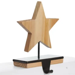 Wood Star Christmas Stocking Hanger Stocking Hangers|