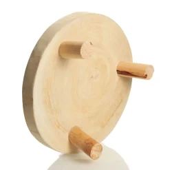 Wooden Footed Round Wooden Table Centrepiece Christmas Table Decor|