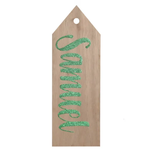 Wooden Stocking or Santa Sack Name Tag Personalised Santa Sacks|